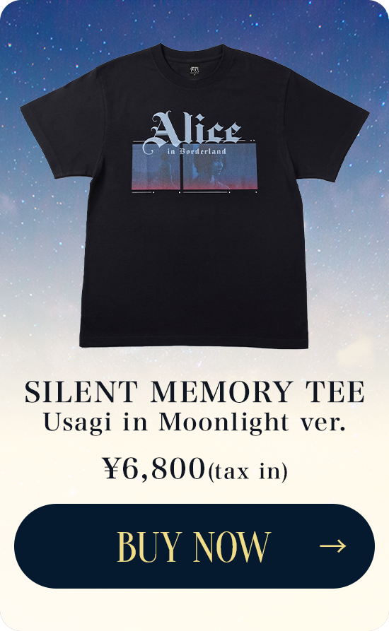 SILENT MEMORY TEE Usagi in Moonlight ver.