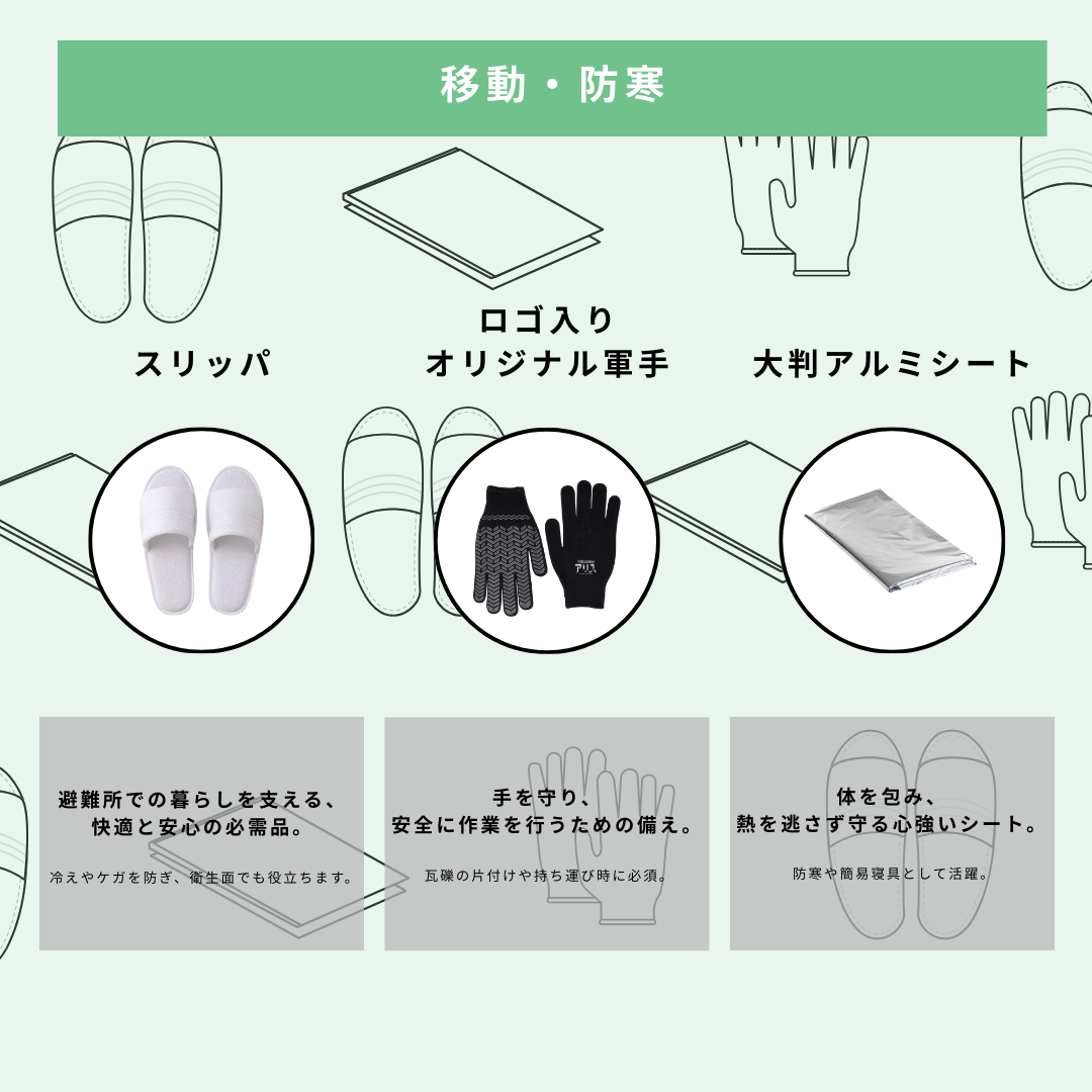 ウサギの学び　防災セット